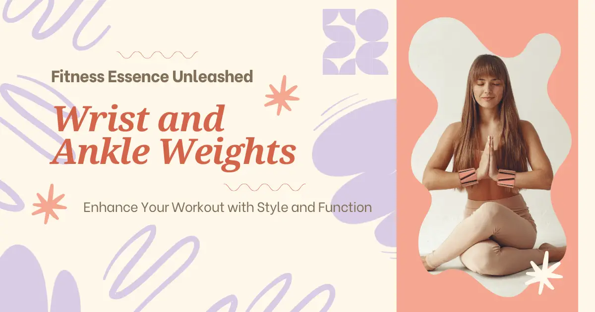A pair of wrist and ankle weights, perfect for adding resistance to your workouts and strengthening your muscles.