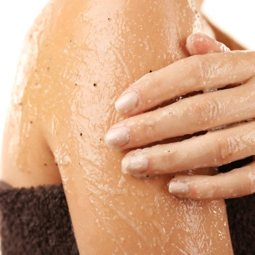 Homemade sugar scrub: a natural exfoliant for soft skin.