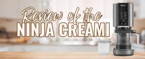 Ninja creami ice cream machine in kitchen, ninja creami reviews