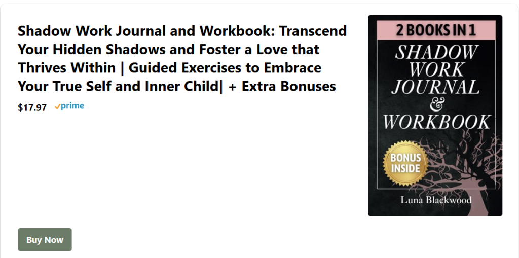 Shadow Work Journal and Workbook