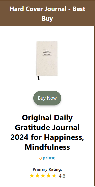 Intelligent Change The Five Minute Journal