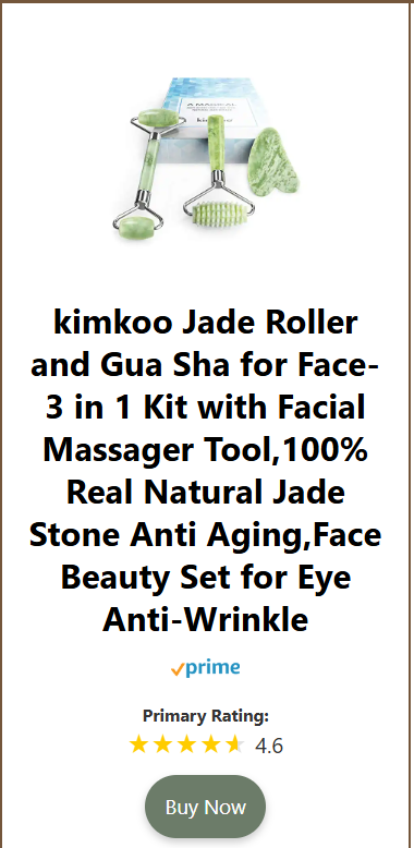 Kimkoo Jade Roller and Gua Sha for Face